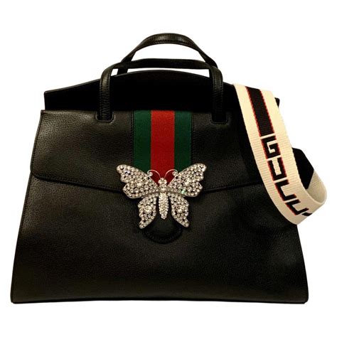 gucci handbag with butterfly